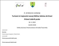 2. strokovno srečanje Trajnostni razvoj in turizem