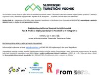 Predstavitev platforme Slovenski turistični vodnik Tips & Tricks za boljše pojavljanje na Facebook-u in Instagram-u