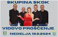 Tradicionalno Vidovo proščenje v nedeljo, 16.6.2024 s svetimi mašami ob 8.30 in 10.15 uri. VIDOVO PROŠČENJE S SKUPINO SKOK